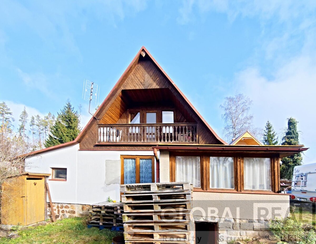 Prodej rekreační chaty po částečné rekonstrukci - u rybníka - 4