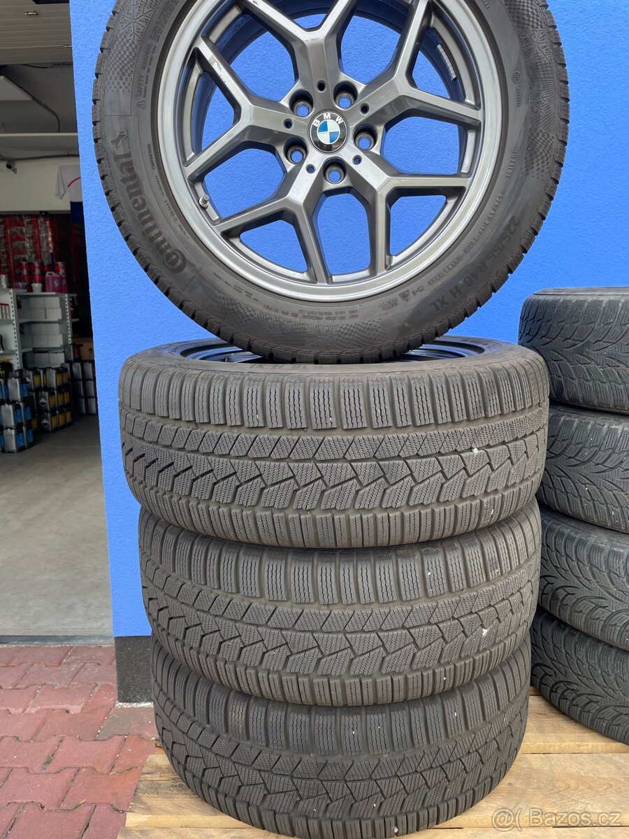 BMW G60 kompletní sada zimních kol 225/55 R18 Continental. - 4