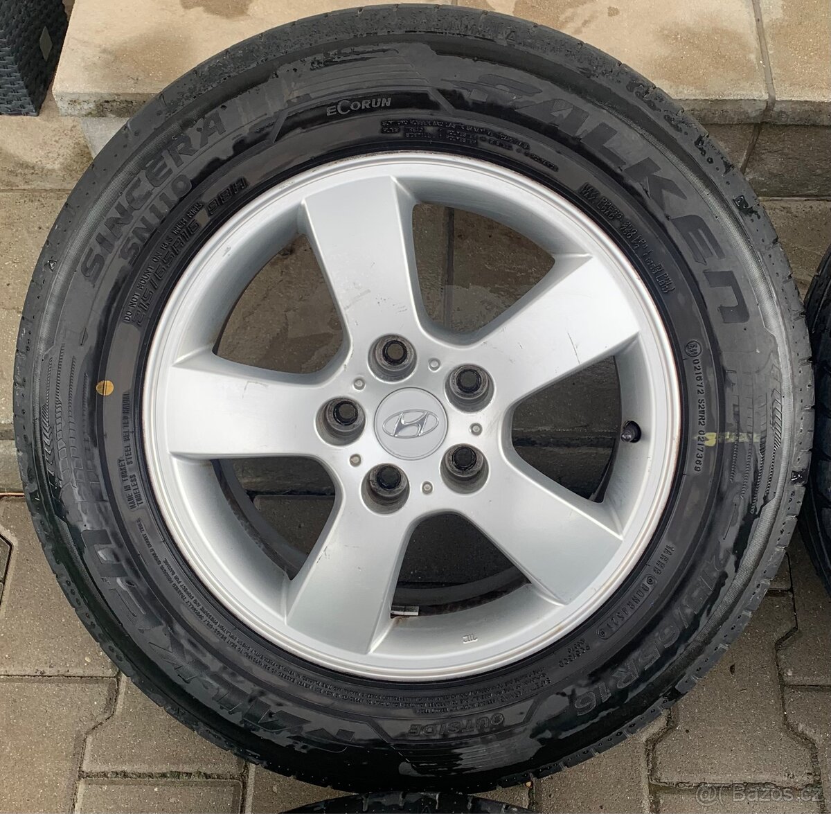 Alu kola Hyundai Tucson, 5x114, R16, letní pneu - 4