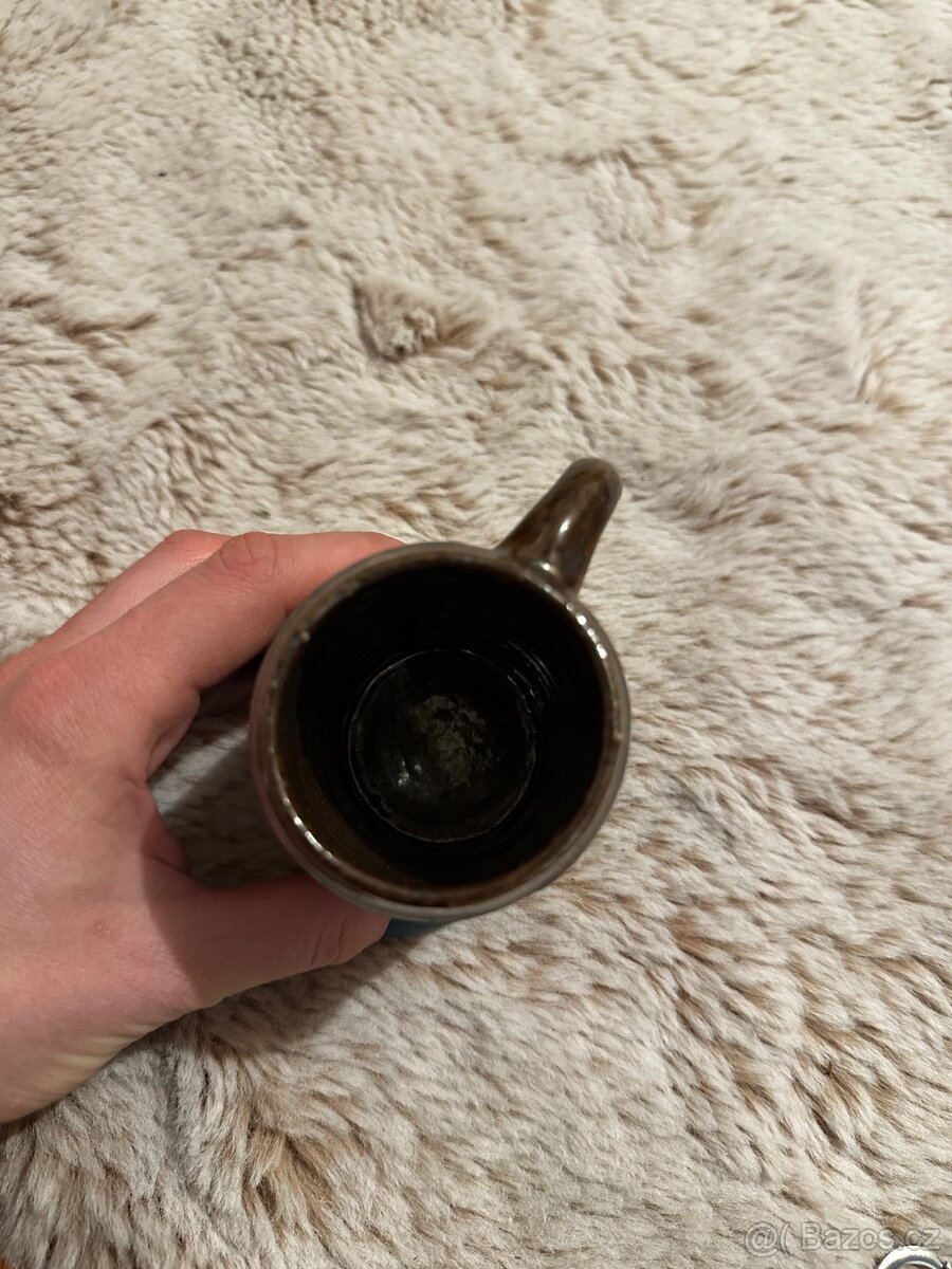 Pěkný keramický mini džbánek - 4