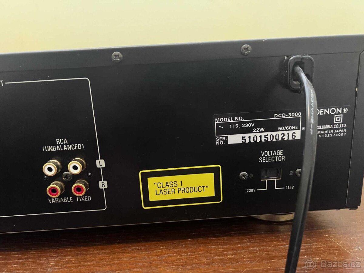 CD přehrávač DENON DCD-3000 - 4