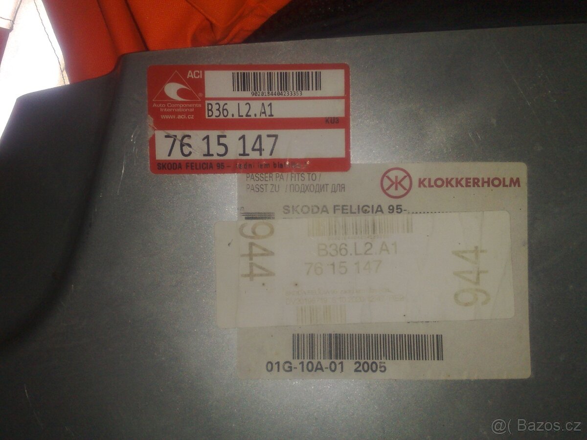 Zadní lem blatníku Škoda felicia - 4