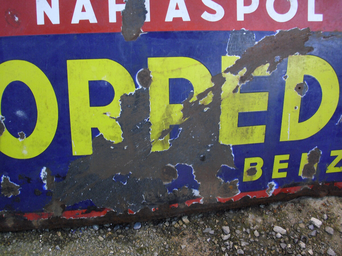 Velká smaltovaná cedule 1,6 x 1,2 m - 4