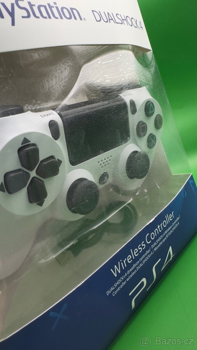PS4 ovladač, white (NOVÝ) - 4