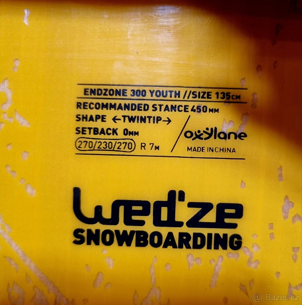 Snowboard 135cm cenu nabídněte - 4