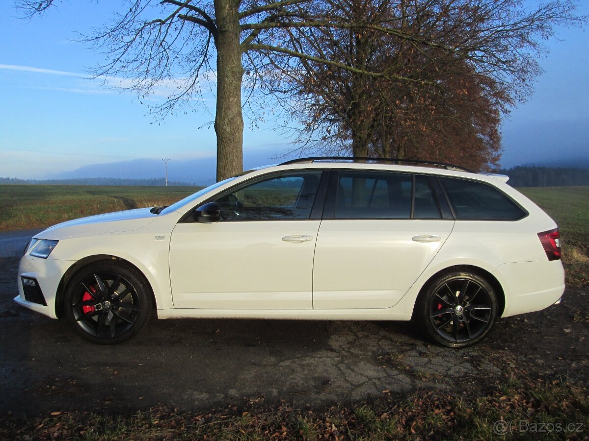 Škoda Octavia III RS 169KW manuál 93000km Navi Full Led 1.ma - 4