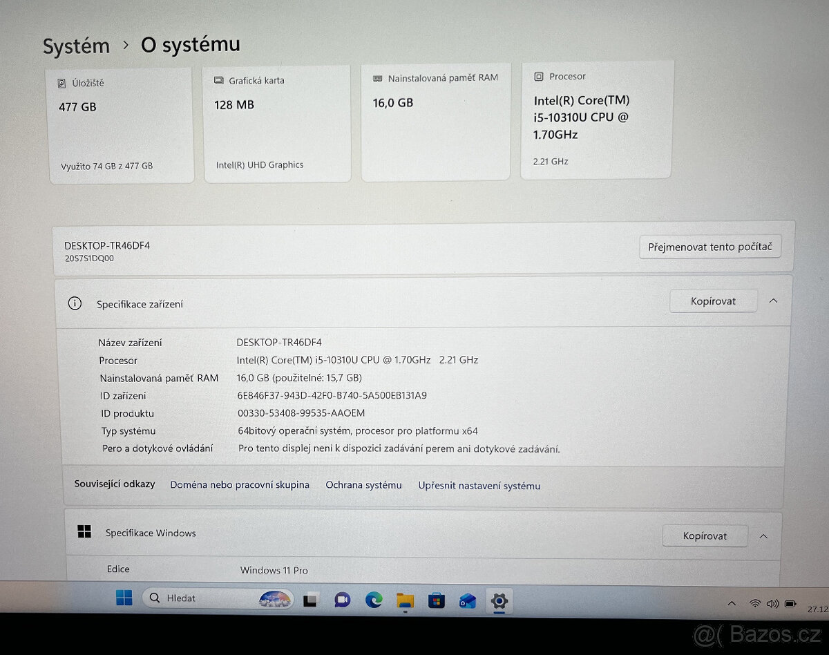 Lenovo ThinkPad T15 Gen 1 - 4