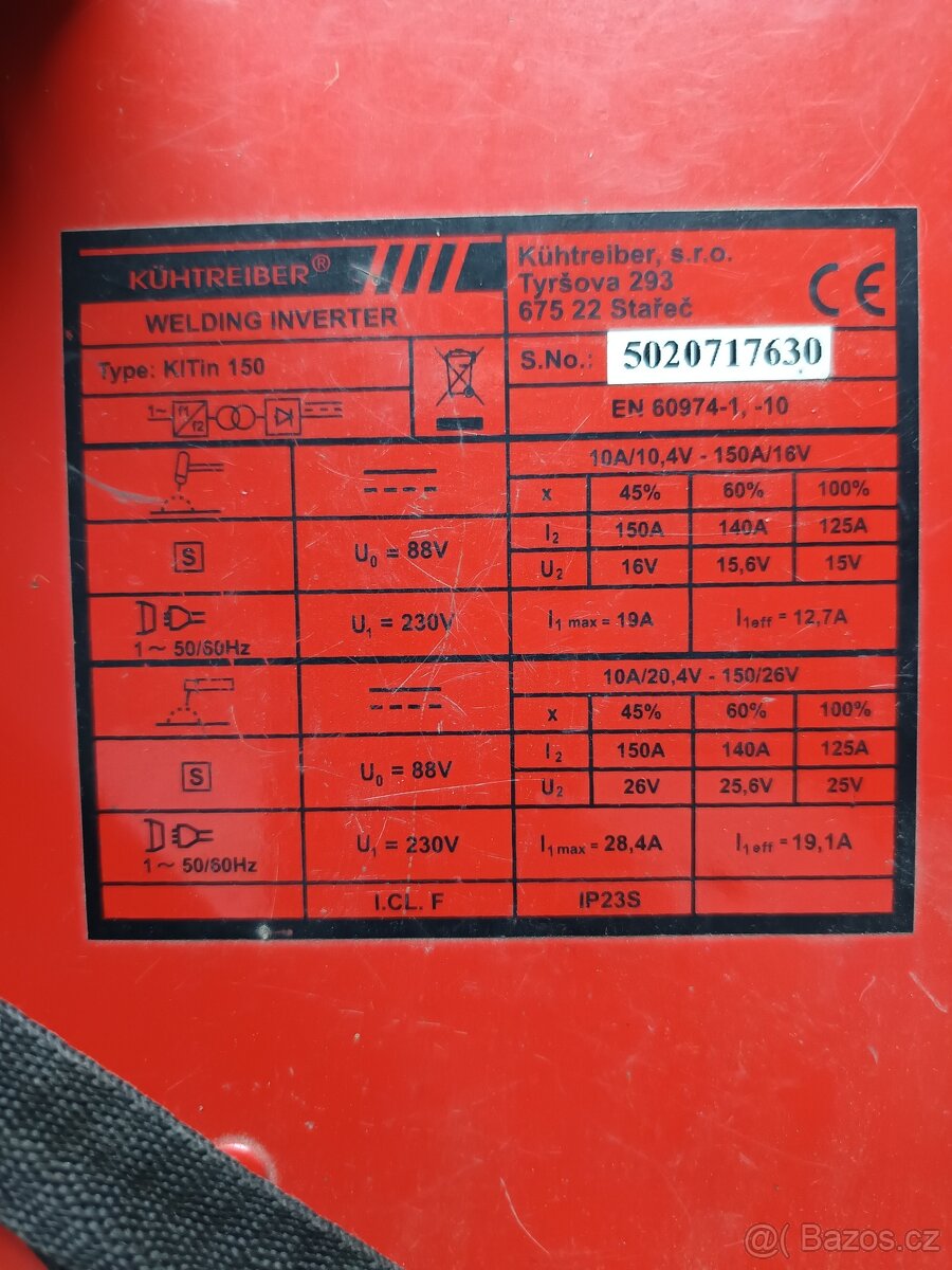 Svařovací invertor KITin 150 - 4