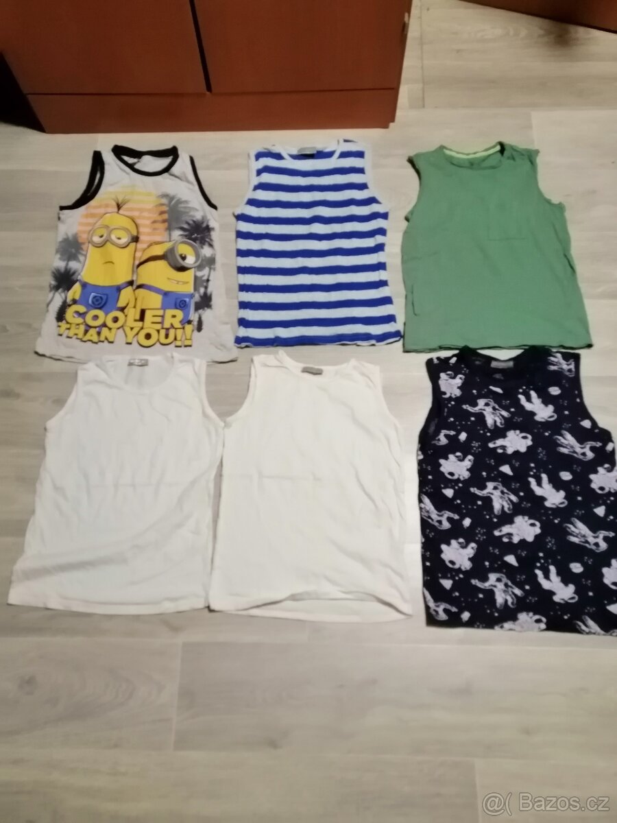 Prodám trika dl. rukáv, tílka, džíny... - 4