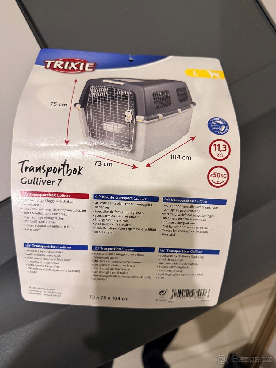 Trixie gulliver 7 přepravka pro psa - 4