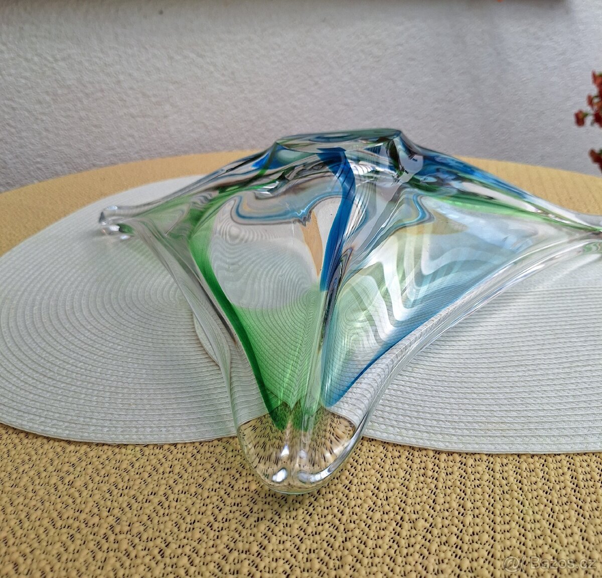 VELKÁ SKLENĚNÁ MÍSA MAX VERBOEKET 50.-60.léta 20.stol - 4