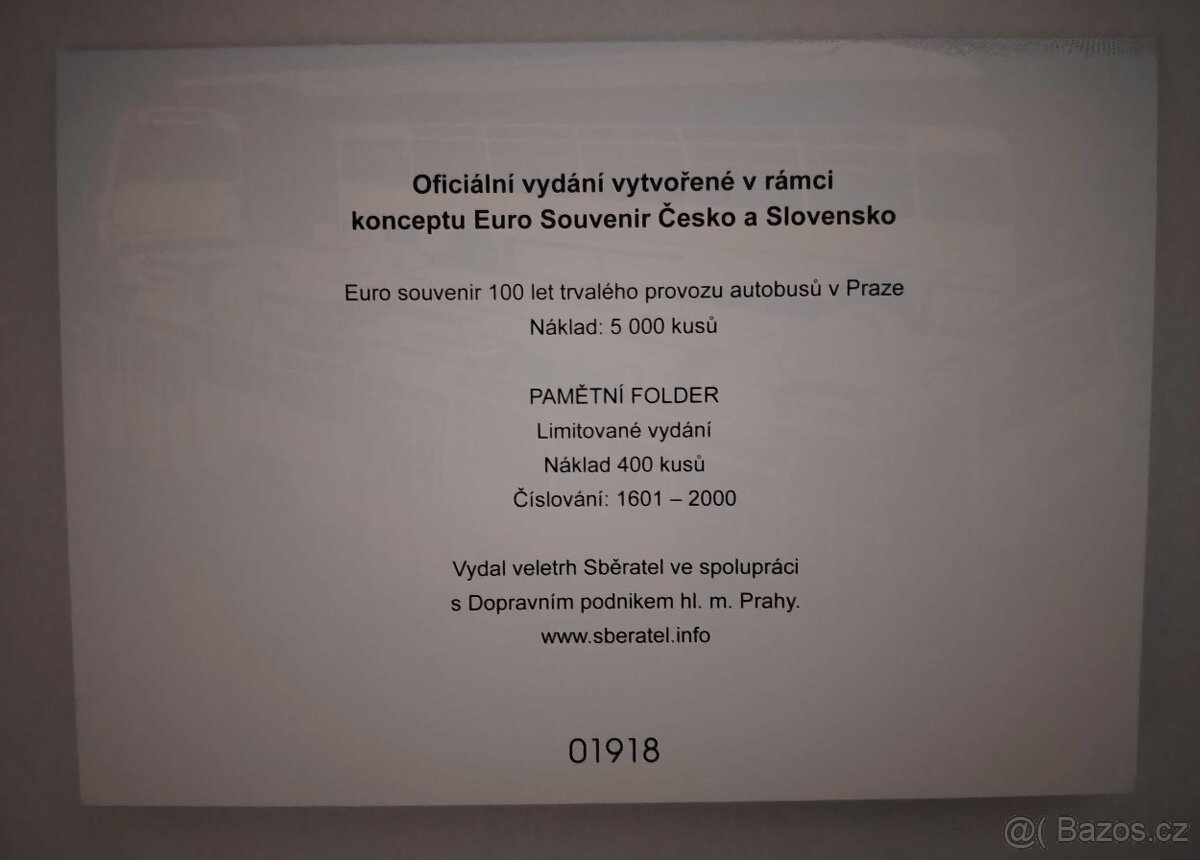 0€ / 0 euro suvenírová bankovka CZBJ 2025-2 Karosa ŠM11 - 4