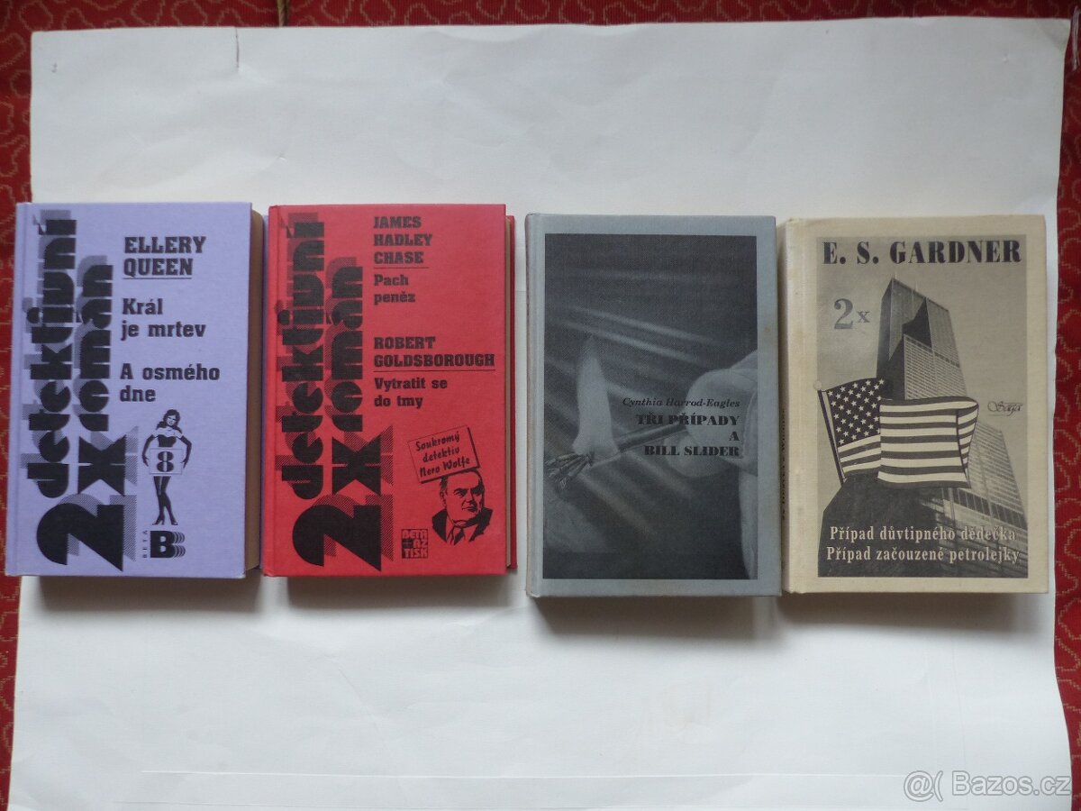 Detektivky Třikrát + Detektivní román - viz foto - 4