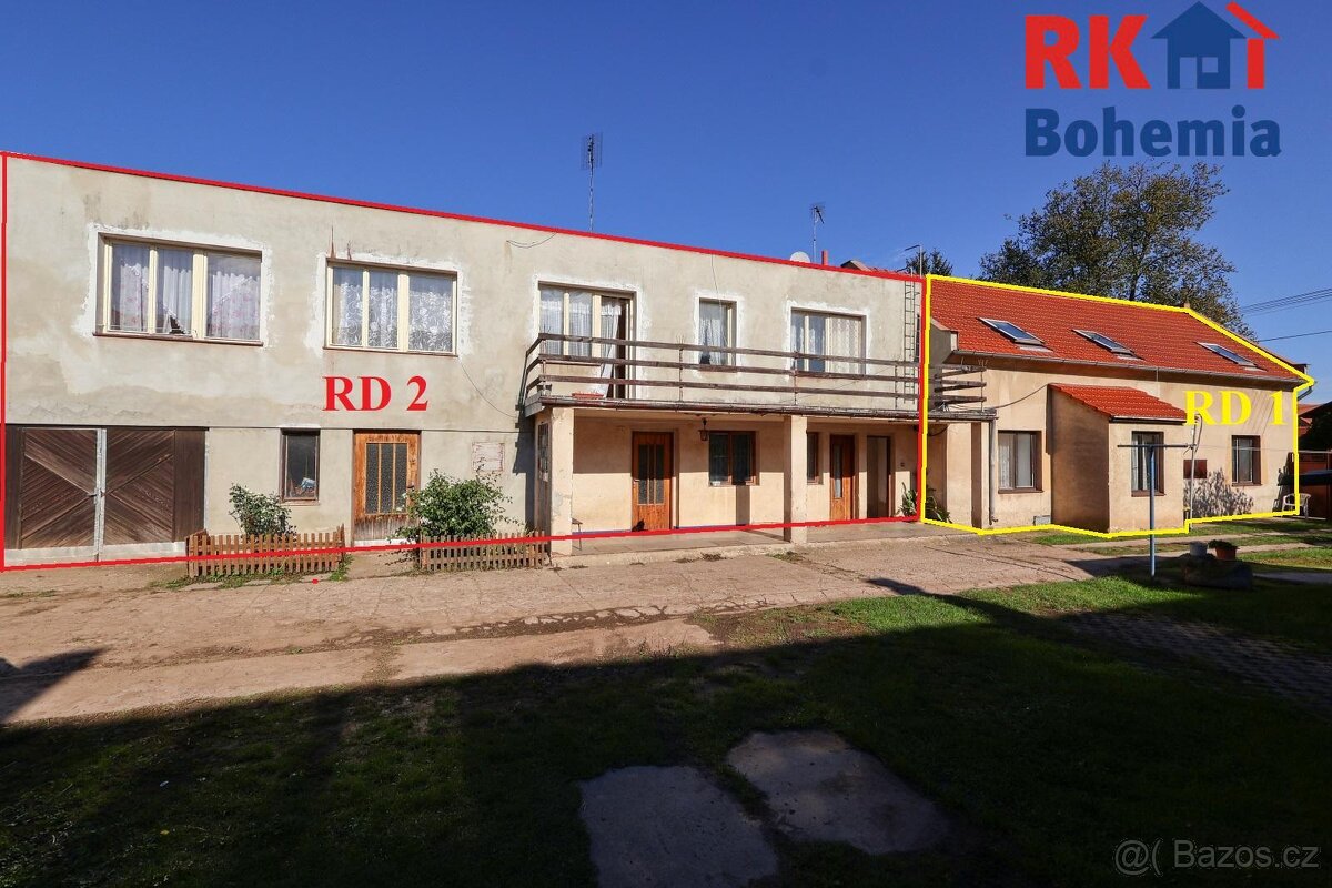 Nabízím k prodeji 2 rodinné domy s velkým pozemkem v obci By - 4