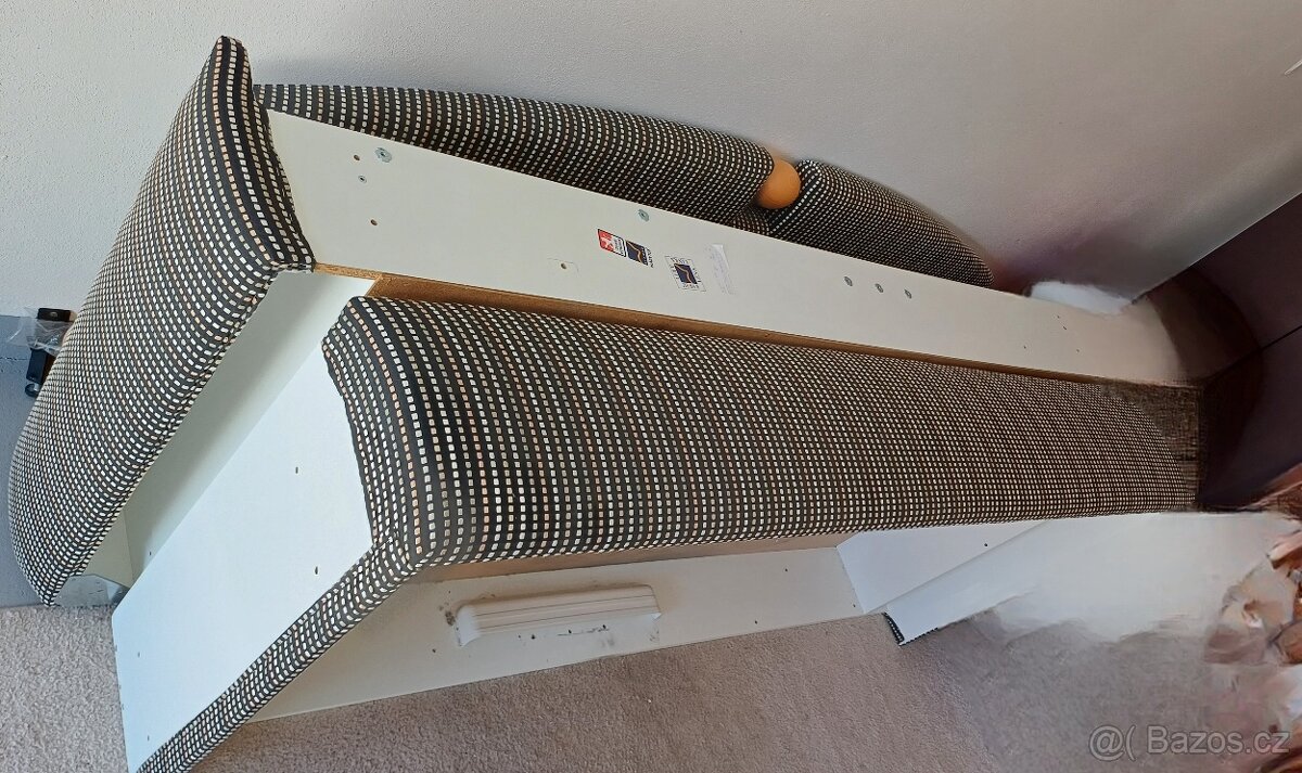 Postel BLANAŘ – čalouněné dvoulůžko korpus a čelo - 4