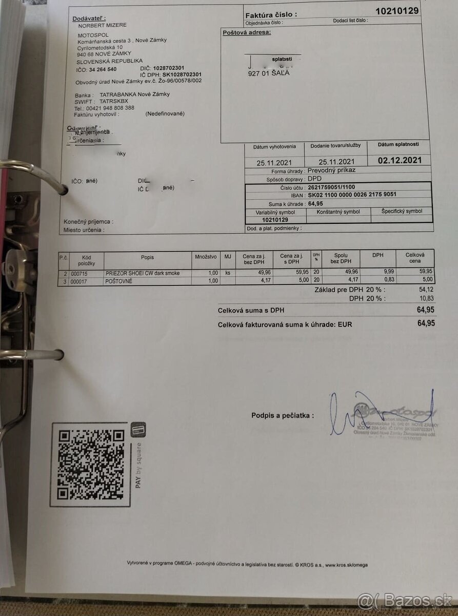 Prodám plexi na prilbu SHOEI - 4