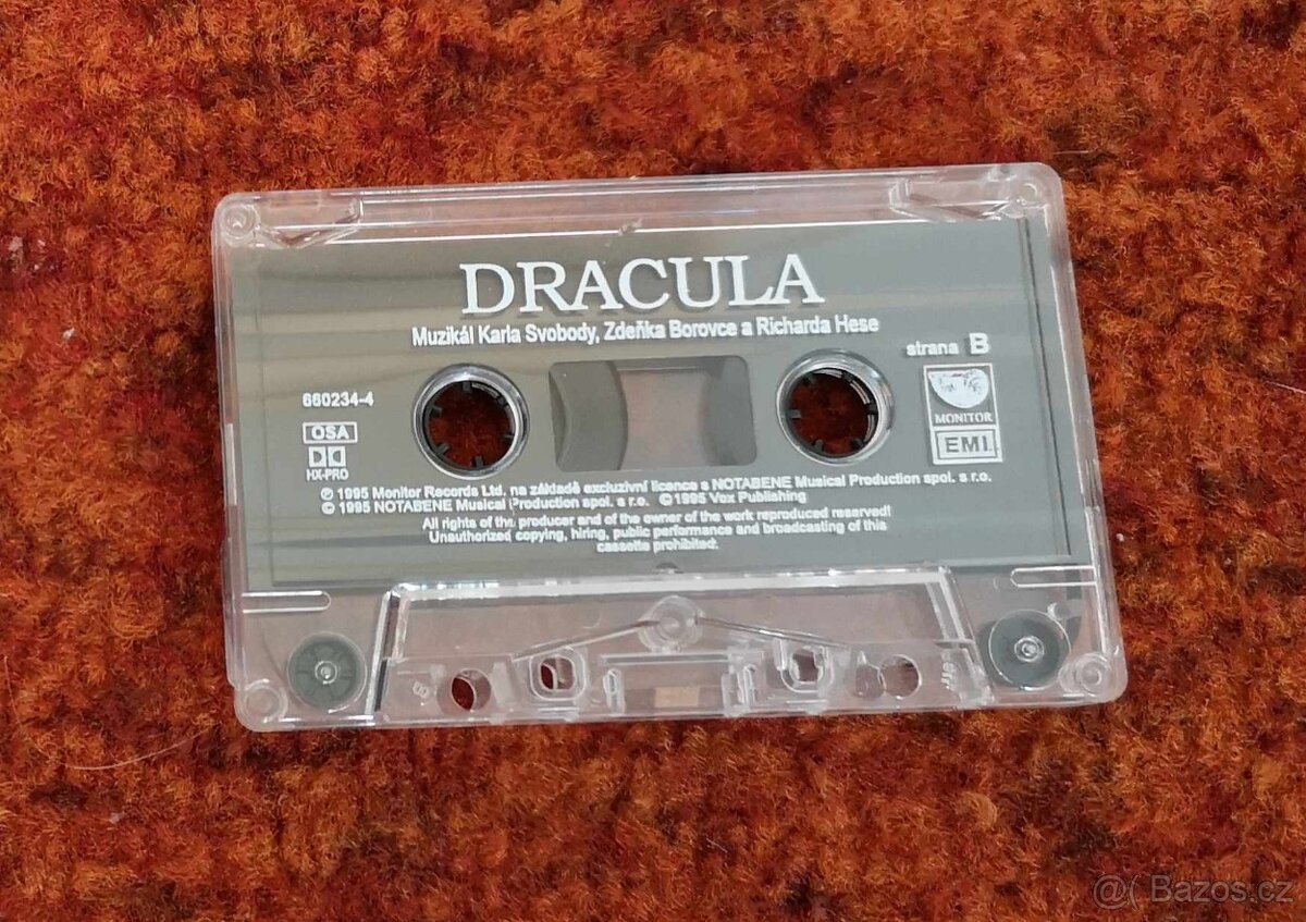Originál kazeta DRACULA - 4