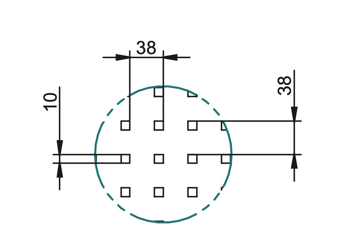Háček - hák pro perforovaný závěsný panel ("Q-system panel - 4