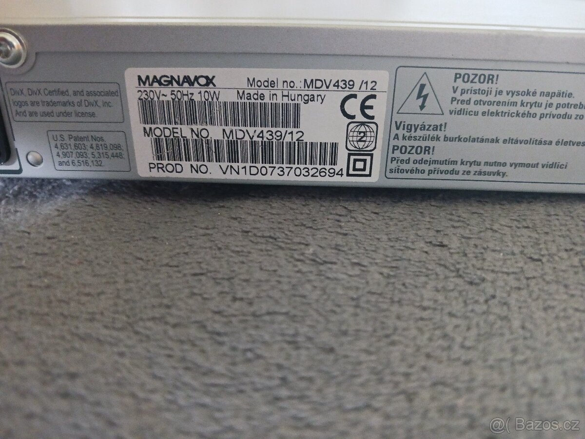 DVD přehrávač MAGNAVOX MD 439/12 - 4