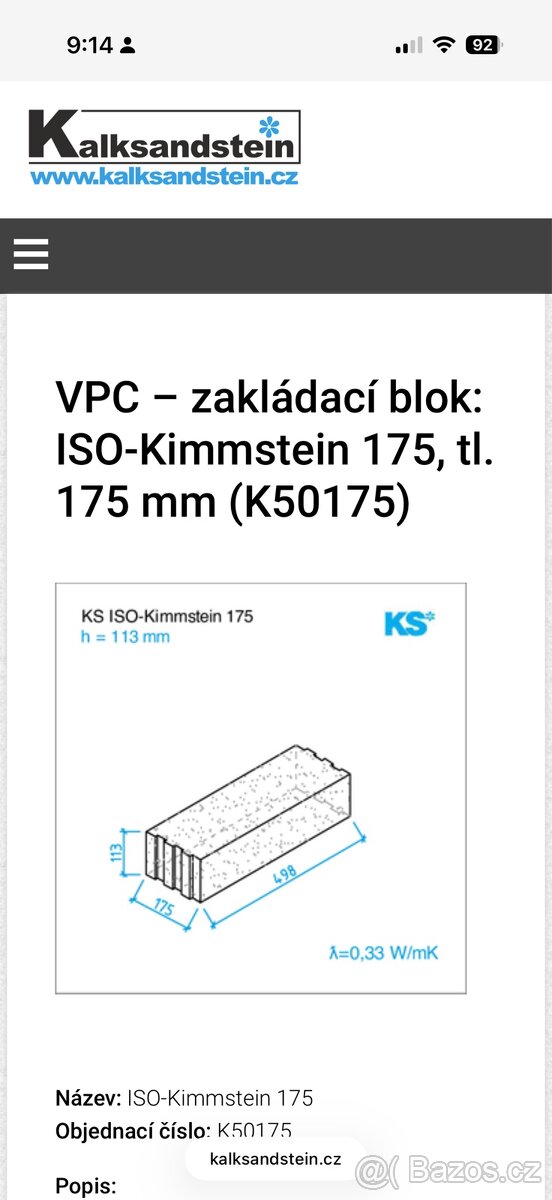 VPC cihly Kalksandstein - 4