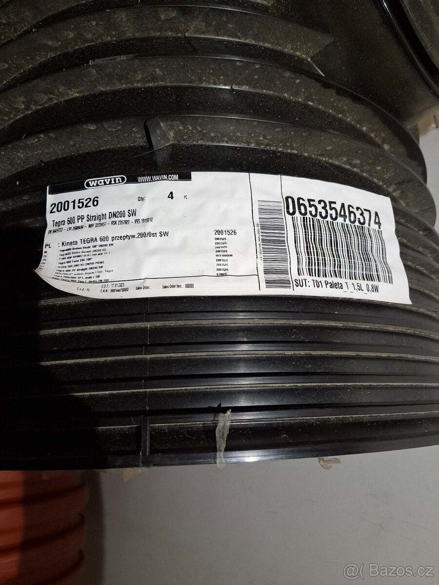 Nové kanalizační dno, vlnovec, adaptér na poklop a kolena - 4