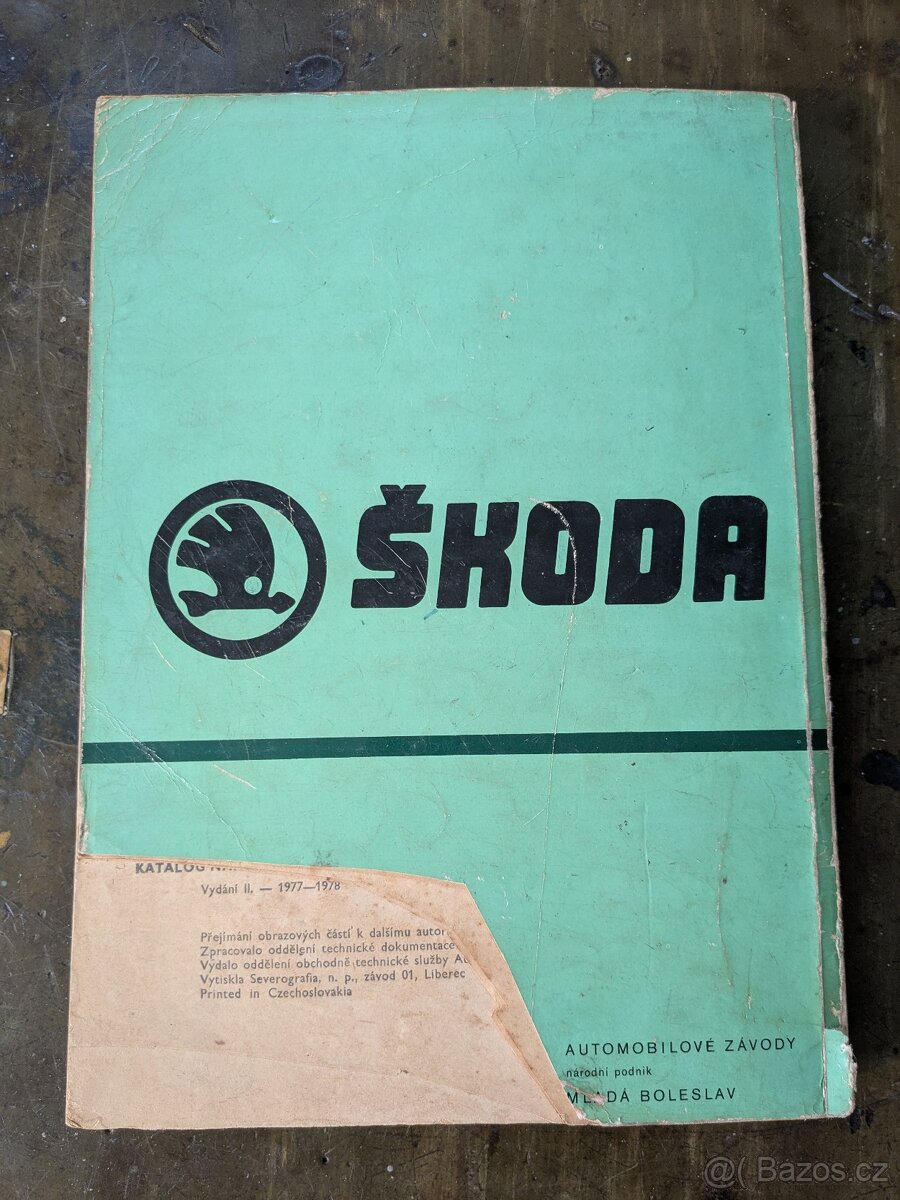 Kniha Seznam náhradních dílů Škoda 105S - 120 GLS - 4