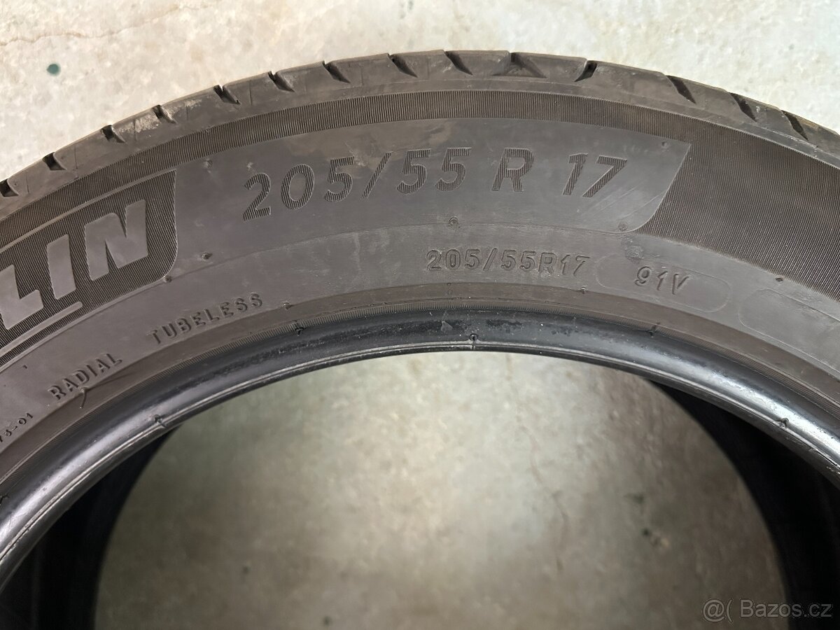 4 ks letní pneu 205/55/17 Michelin Primacy 4 - 4