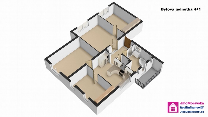 Prodej bytu 4+1, 121 m², garáž, Sv.Čecha, Hodonín - 4