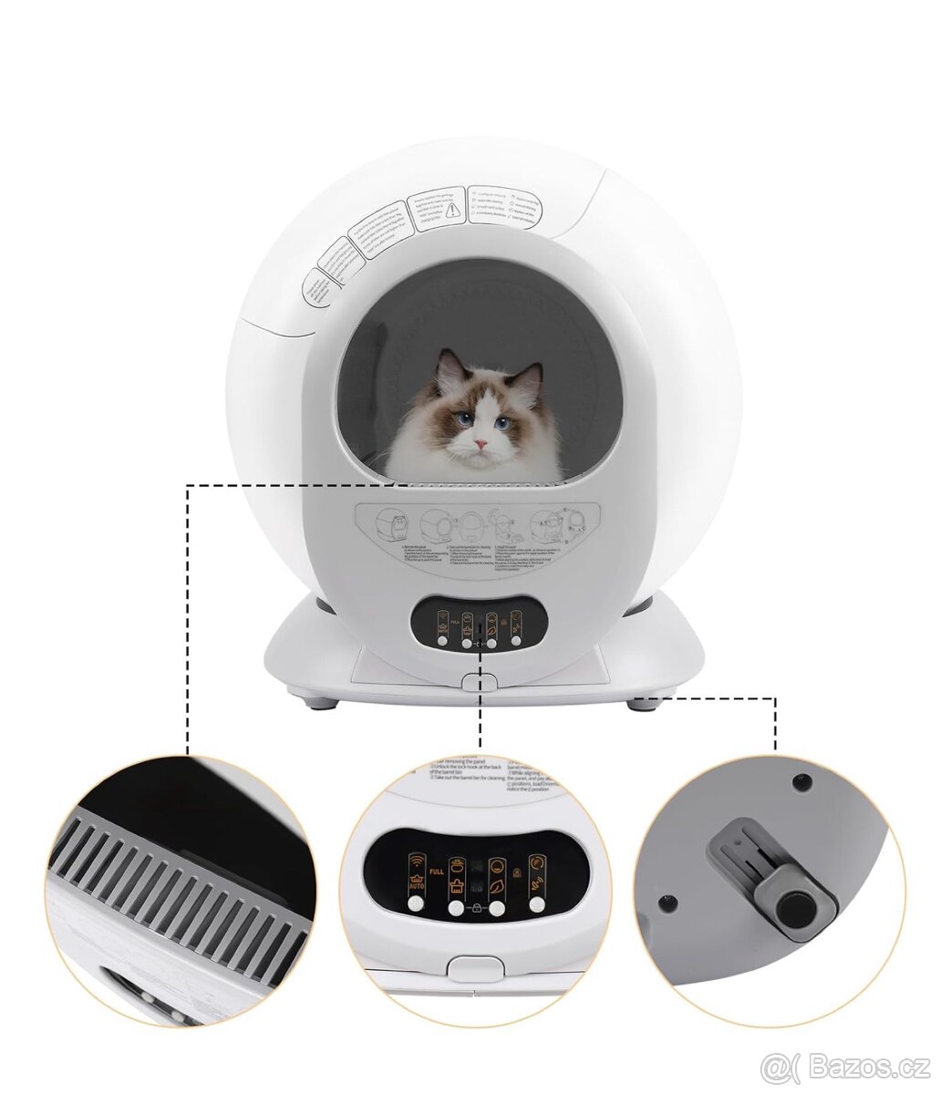 Nová Automatická toaleta pro kočky - 4