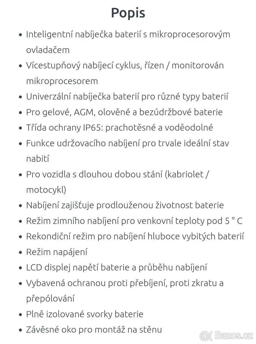 EINHELL CE-BC 10M nabíječka autobaterií - 4