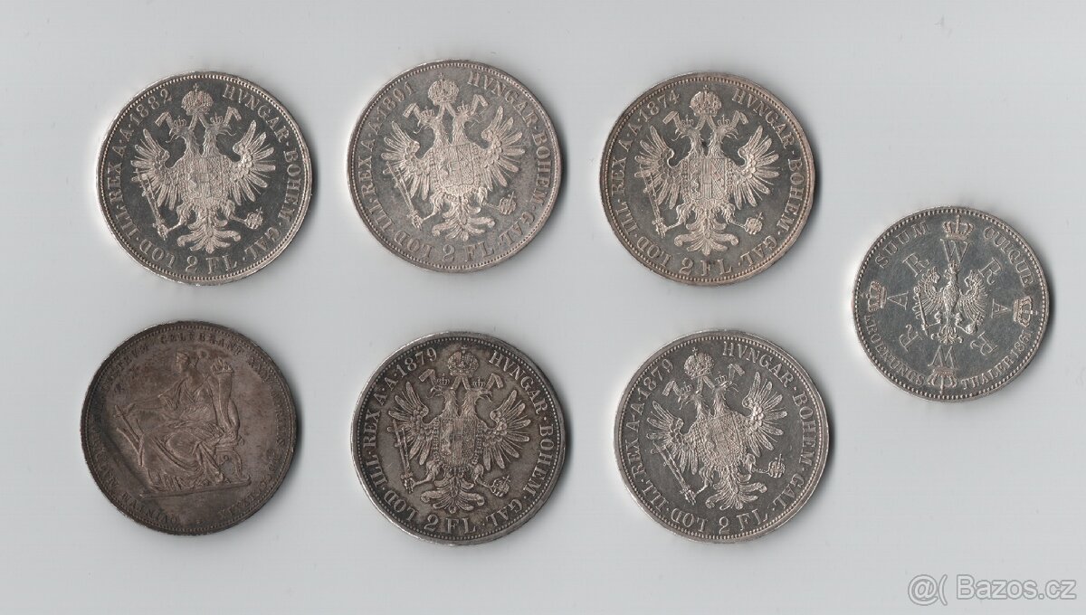 2 zlatníky 74,79,79,82,91Svatební 2zlatník , Spolkový Tolar - 4