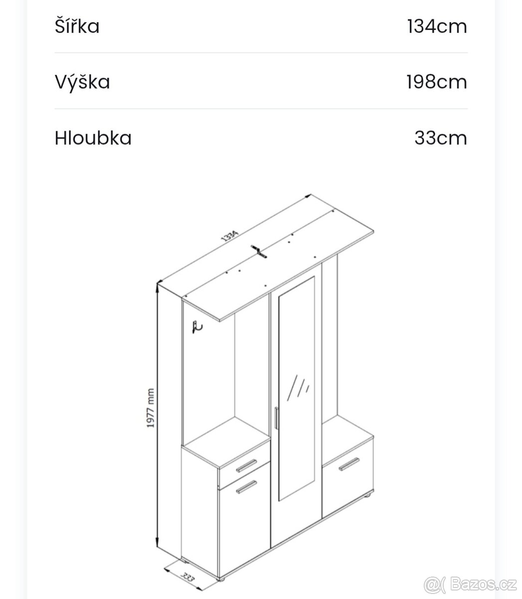 Předsíňová stěna - 4