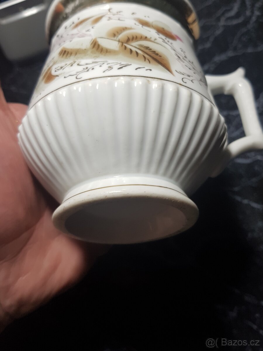 Starožitné párové hrnky. - 4