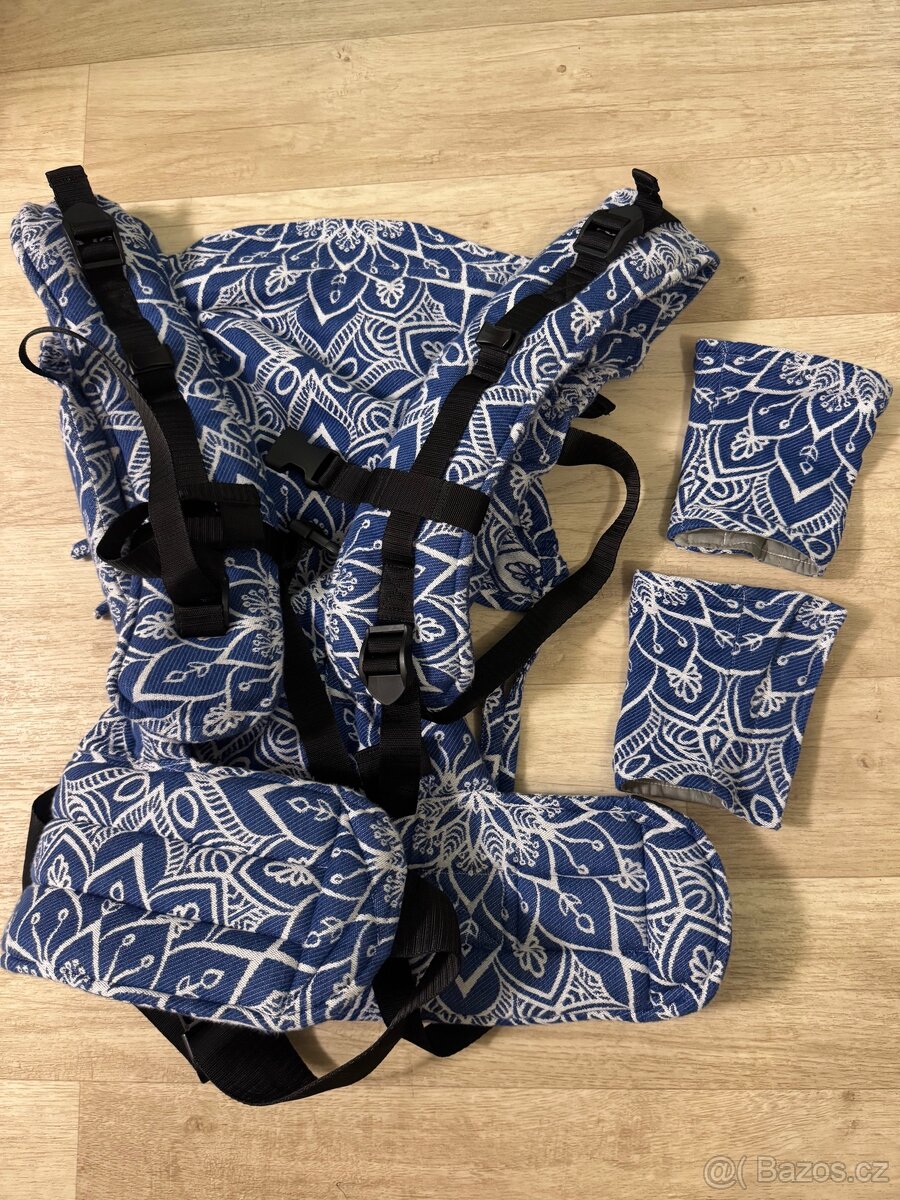 Ergonomické nosítko BeLenka 4ever Mandala-královská modrá - 4