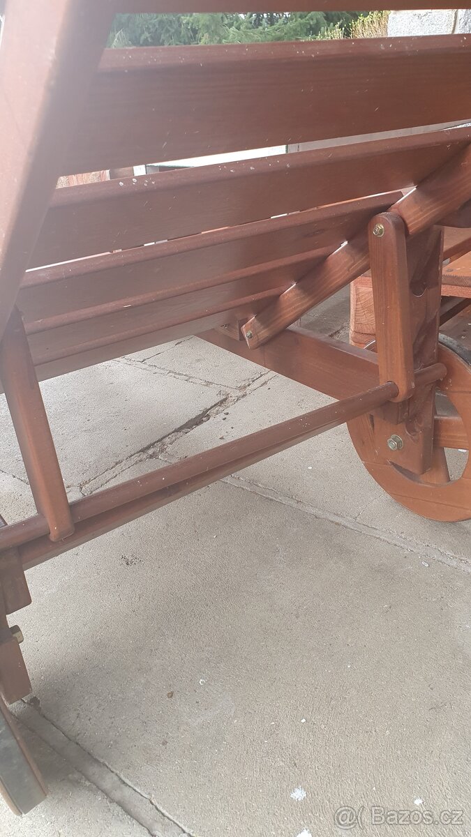 Zahradní lehátko polohovací - 4