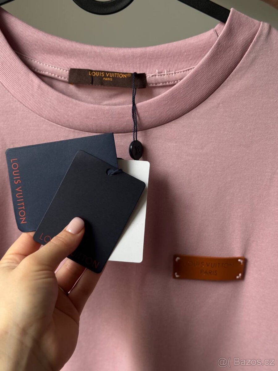 Pánské růžové tričko - 4