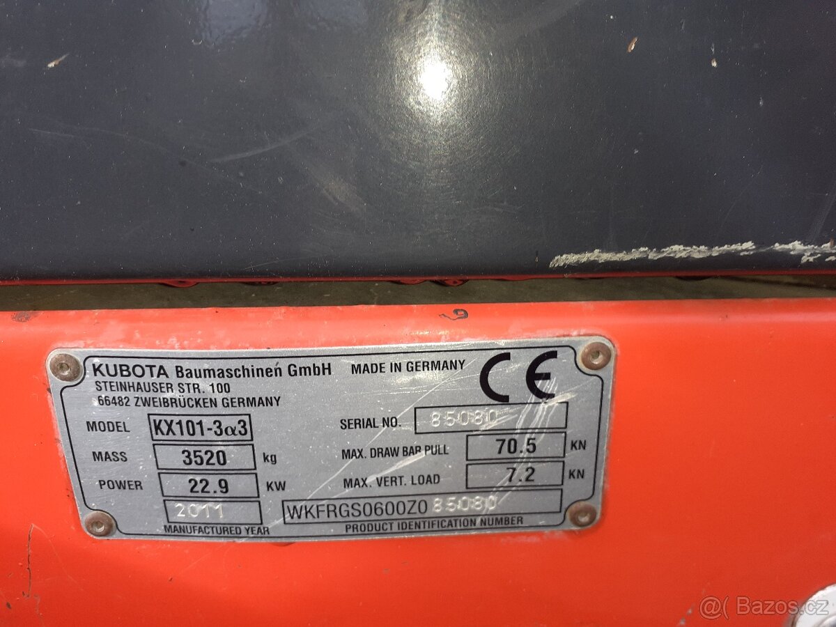 Prodám bagr KUBOTA KX-3a3 - 4