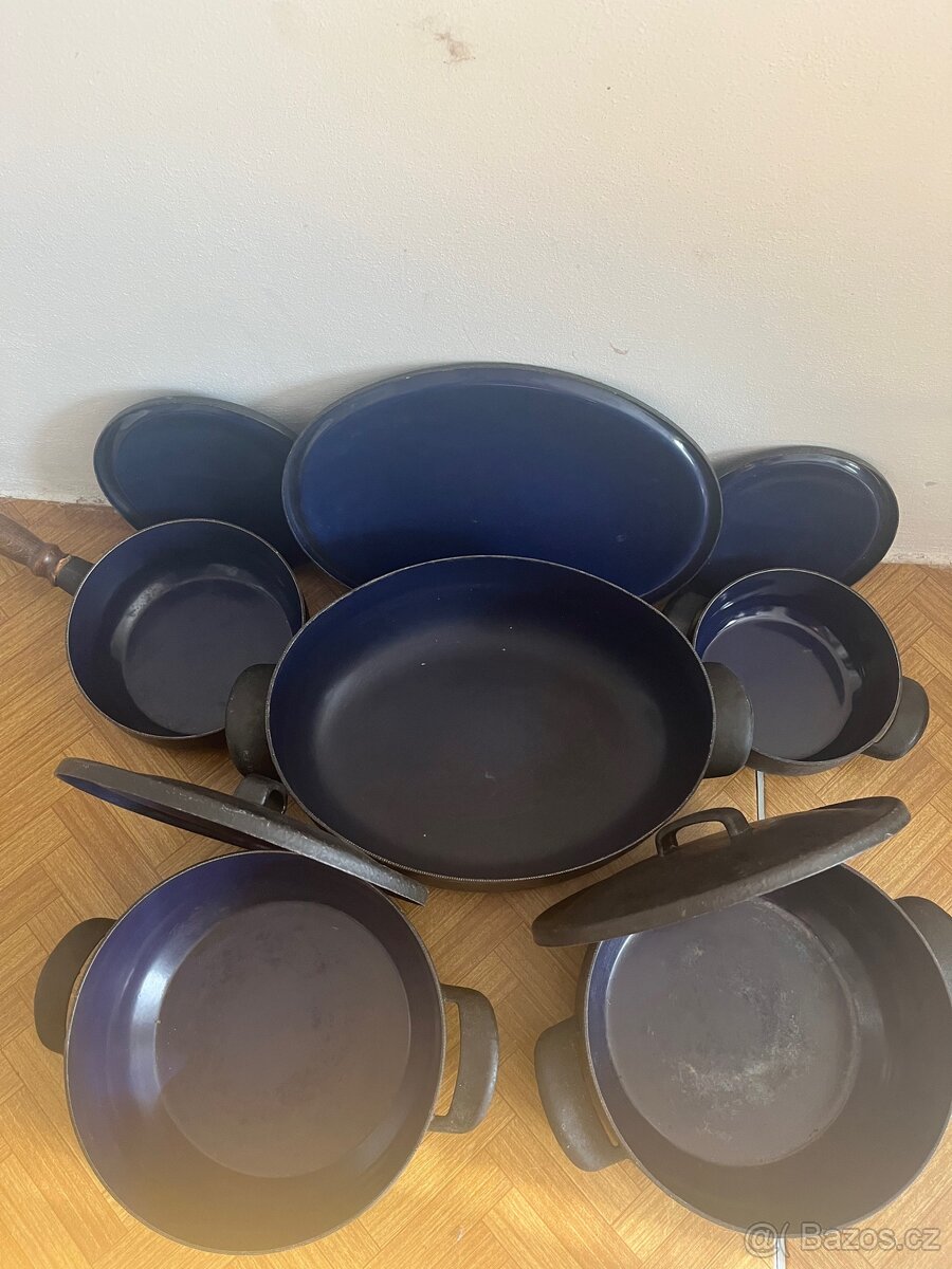 Smaltovaný pekáč s poklici (40x25) (nebo sada) - 4