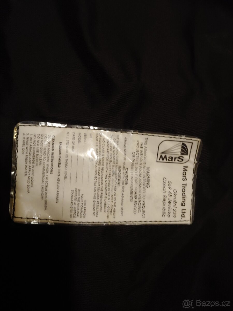 Neprůstřelná, balistická vesta Mars - 4