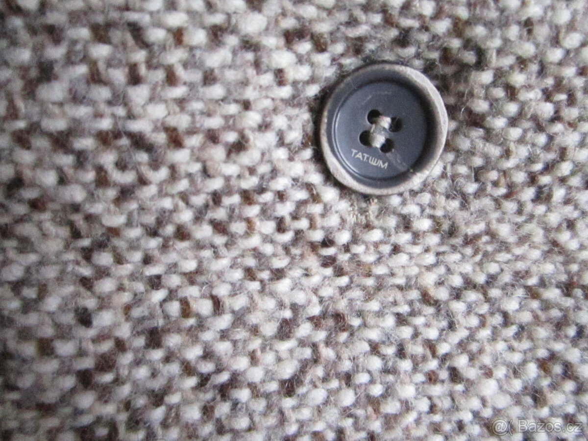 Zimní kabát zn. Tatuum, vlna, vel. M/38, melír - 4