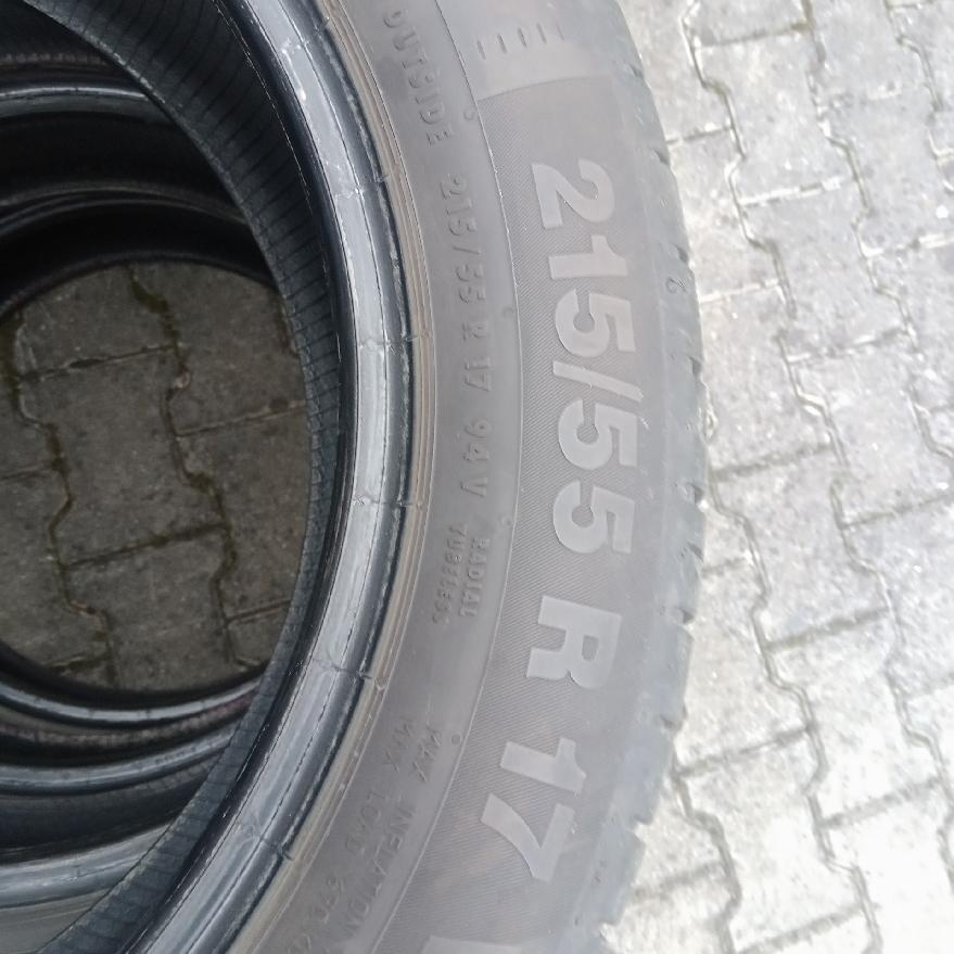 Prodám 4 ks letních pneu Continental 215/55/R17 V - 4