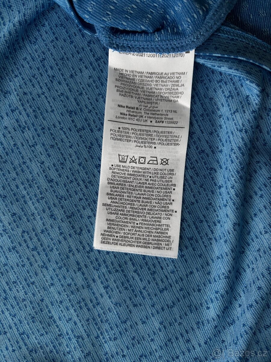 Nike Running Dri-FIT modrý tričko mužský - 4