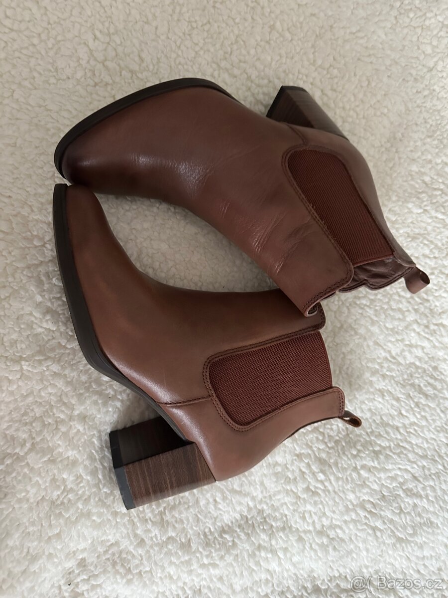 Kozačky Tamaris kůže 36 - 4