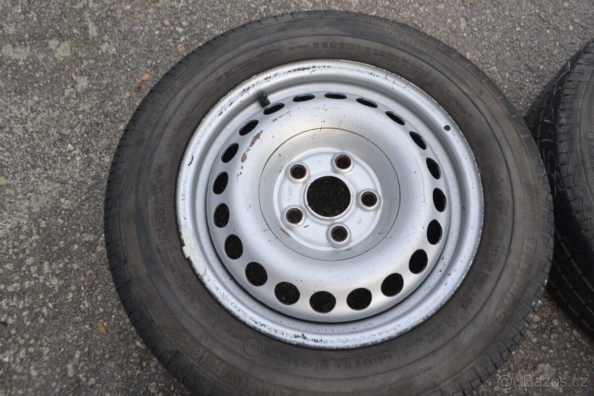 VW T5,T6 (6.1) - Sada pěkných letních kol 205/65R16C zánovní - 4