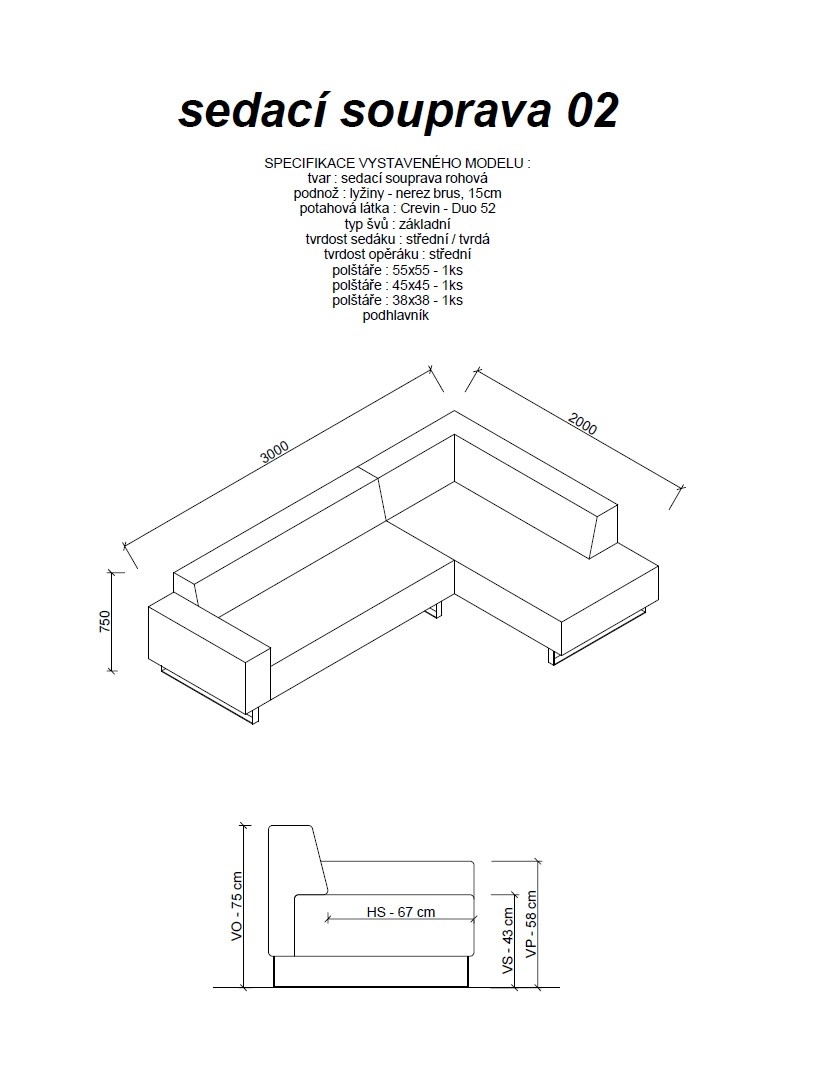 Sedací souprava -NOVÁ - 4