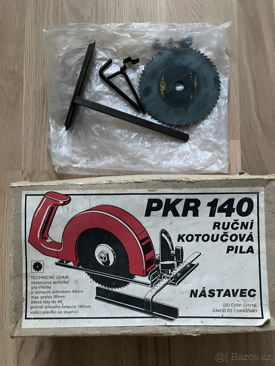 Ruční kotoučová pila – nástavec na vrtačku - 4