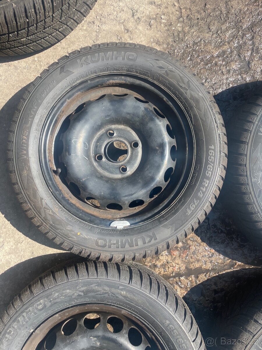 Sada Plechových disků 4x100 - 4