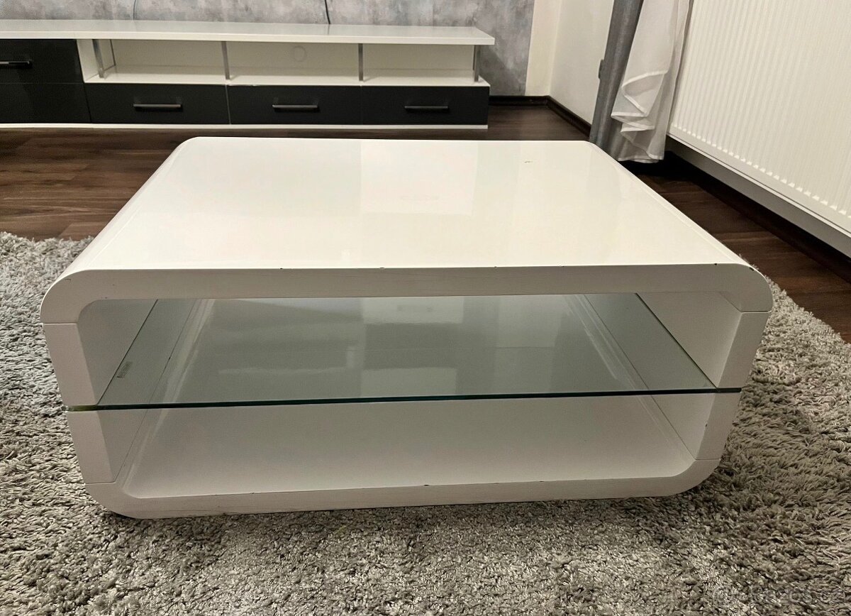 Obývací stěna led + stolek - 4