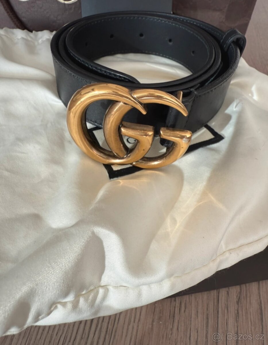 Černý pásek Gucci - 4