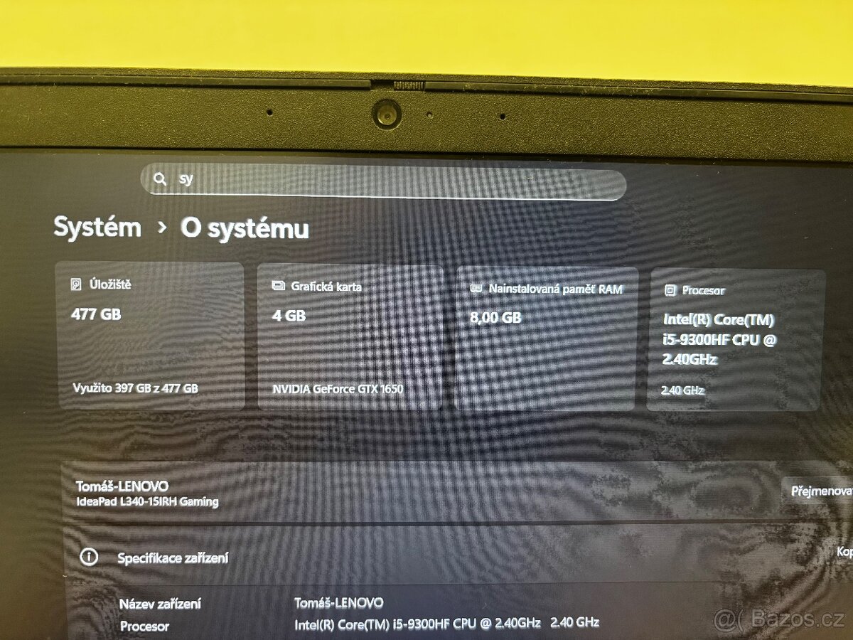 Lenovo IdeaPad l340-15IRH Gaming - 4